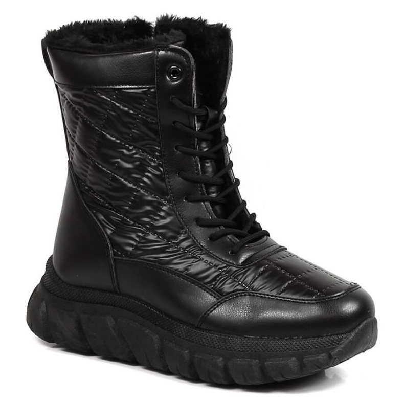 Botas altas con pelo Vinceza W JAN165A negro