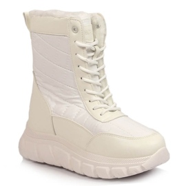 Botas altas con pelo Vinceza W JAN165B blanco multicolor