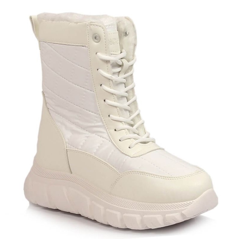 Botas altas con pelo Vinceza W JAN165B blanco multicolor
