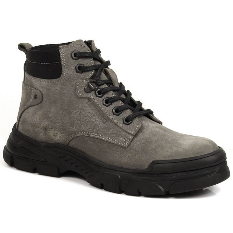 Botas altas de piel T.Sokolski M SCA186 gris