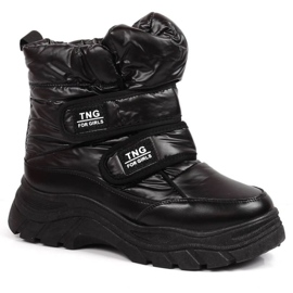 Botas de nieve con velcro Potocki Jr WOL118A negro Botas de nieve con velcro Potocki Jr WOL118A negro
