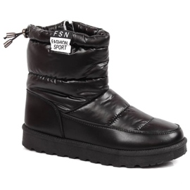 Botas de nieve metalizadas de Potocki W WOL119A negro