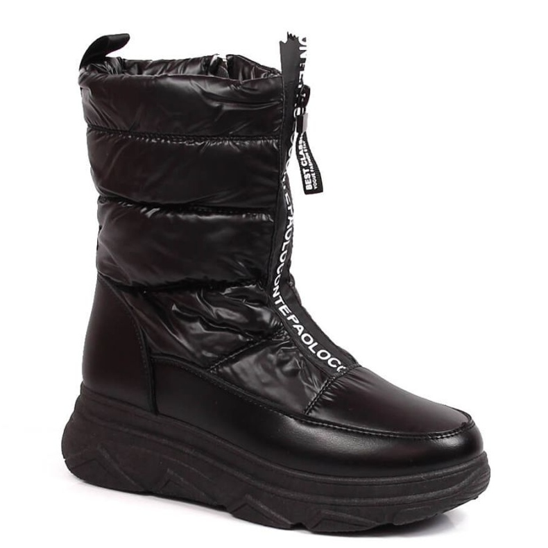 Botas de nieve con cremallera Potocki W WOL120A negro