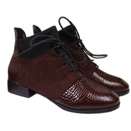Botas con aislamiento de piel de serpiente Filippo W PAW267B marrón