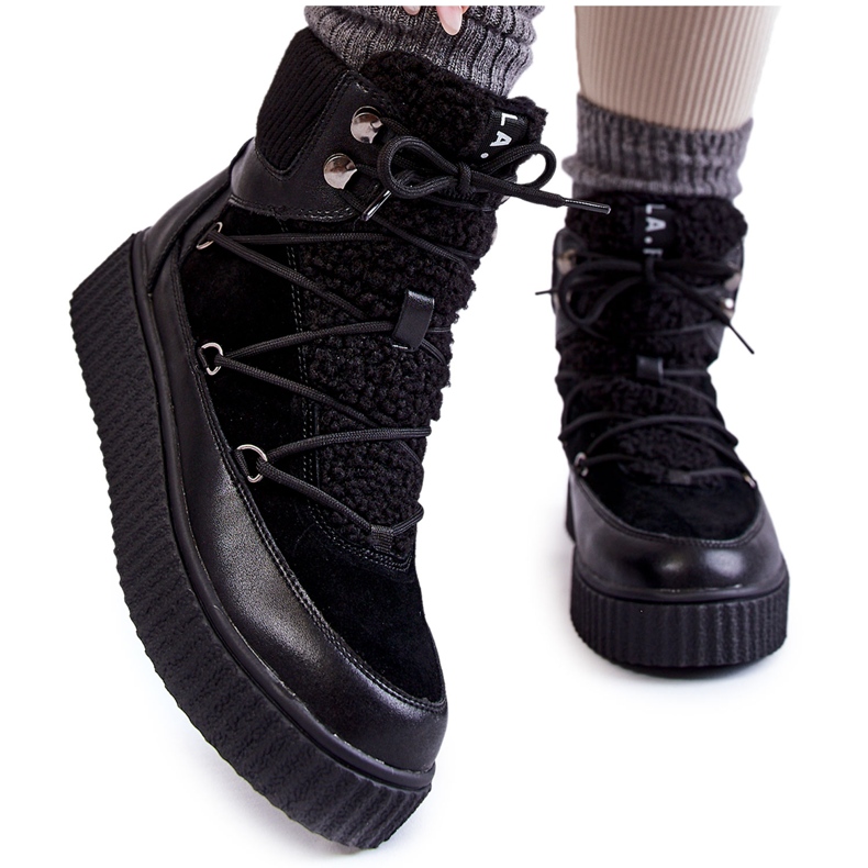 PL4 Botas de Nieve para Mujer La.Fi 280072B-QN Negro PL4 Botas de Nieve para Mujer La.Fi 280072B-QN Negro
