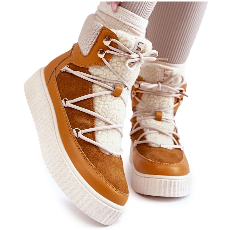 PL4 Botas de Nieve Mujer La.Fi 280072Y-QN Camel marrón PL4 Botas de Nieve Mujer La.Fi 280072Y-QN Camel marrón