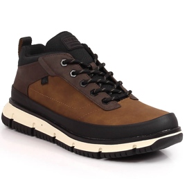 Zapatos cómodos de hombre marrón alto Bugatti KK153232 negro