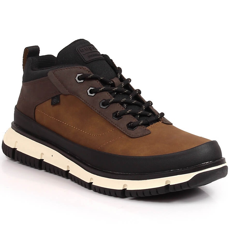 Zapatos cómodos de hombre marrón alto Bugatti KK153232 negro