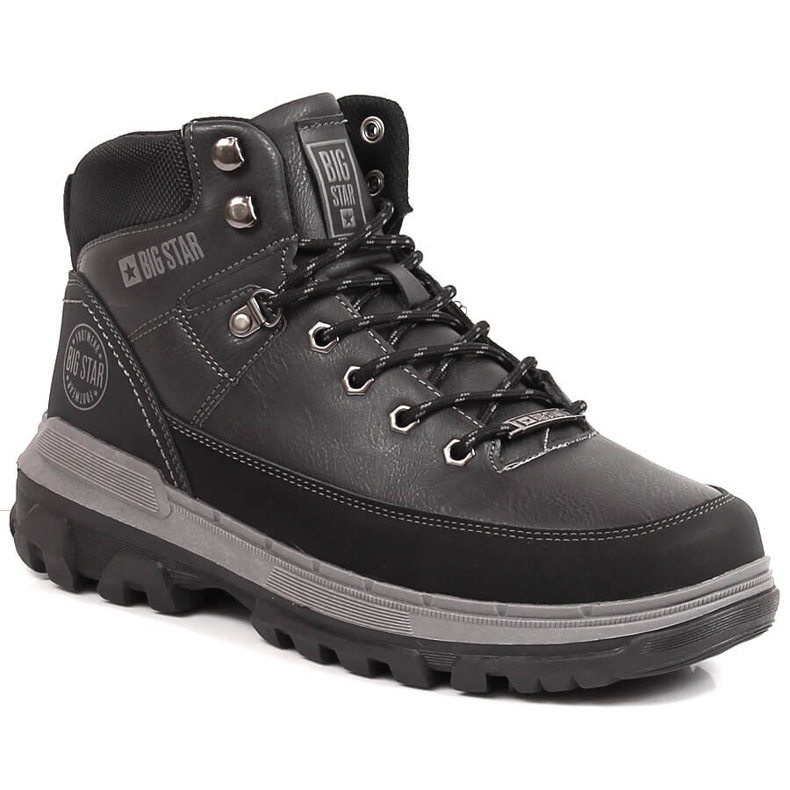 Botas negras de hombre Big Star KK174120 negro