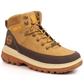 Trapery zapatos trekking niño camel Big Star KK274221 marrón