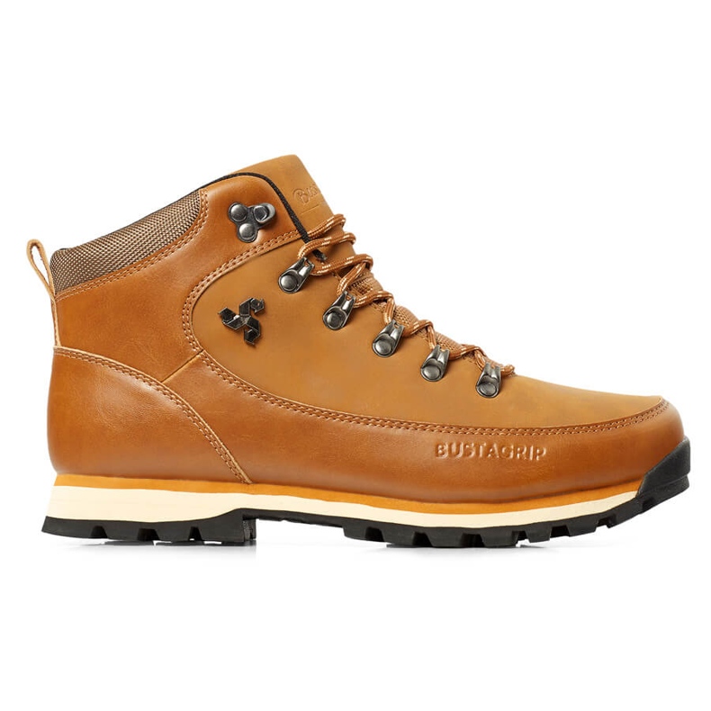 Zapatos trekking hombre piel marrón Outback Bustagrip