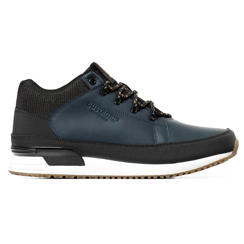 Zapatos hombre piel azul marino Cruiser Bustagrip