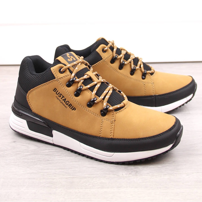 Zapatos de hombre en piel amarillo Cruiser Bustagrip