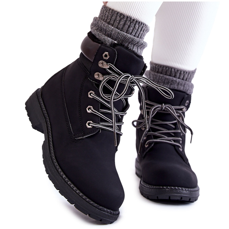 FB3 Botas Calientes Mujer Negro Lonne