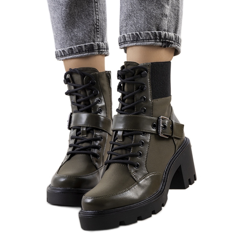 PA1 Zapatos tacón Messina verde