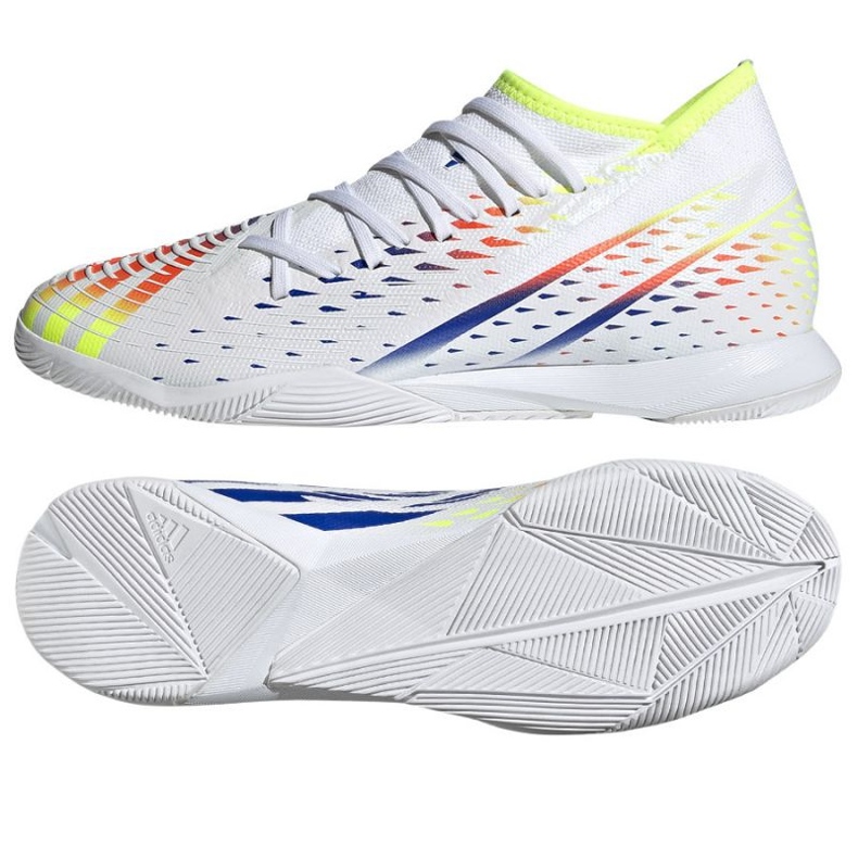 Zapatos de fútbol Adidas Predator Edge.3 In GV8517 blanco blanco Zapatos de fútbol Adidas Predator Edge.3 In GV8517 blanco blanco