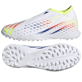 Botas de fútbol adidas Predator Edge.3 Ll Tf Jr GV8490 blanco blanco