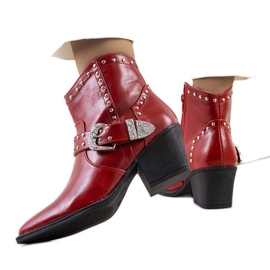 PA1 Botas camperas rojas Zoila rojo