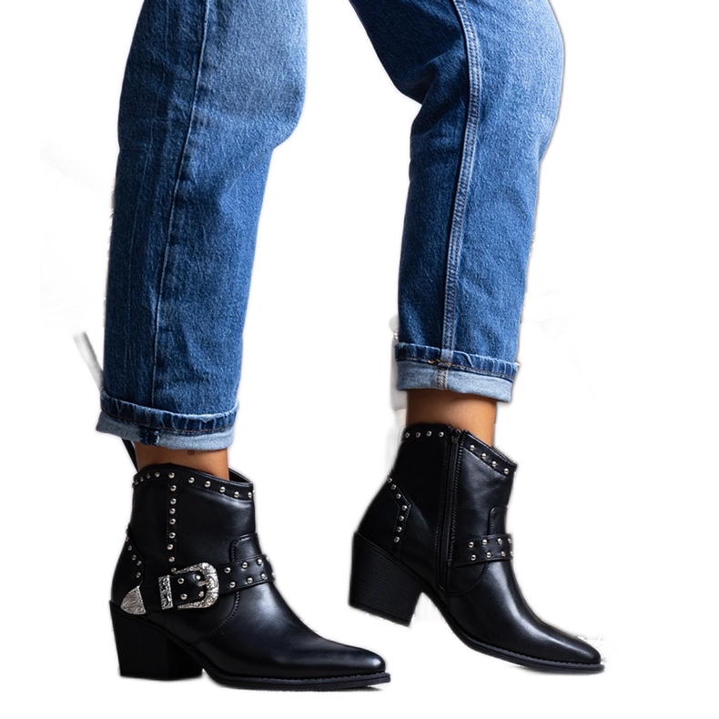 Botas camperas Zoila negras negro