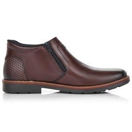 Botas hombre piel marron Rieker 15398 marrón