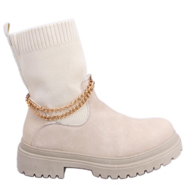 PA1 Botas con parte superior flexible Jesse Beige