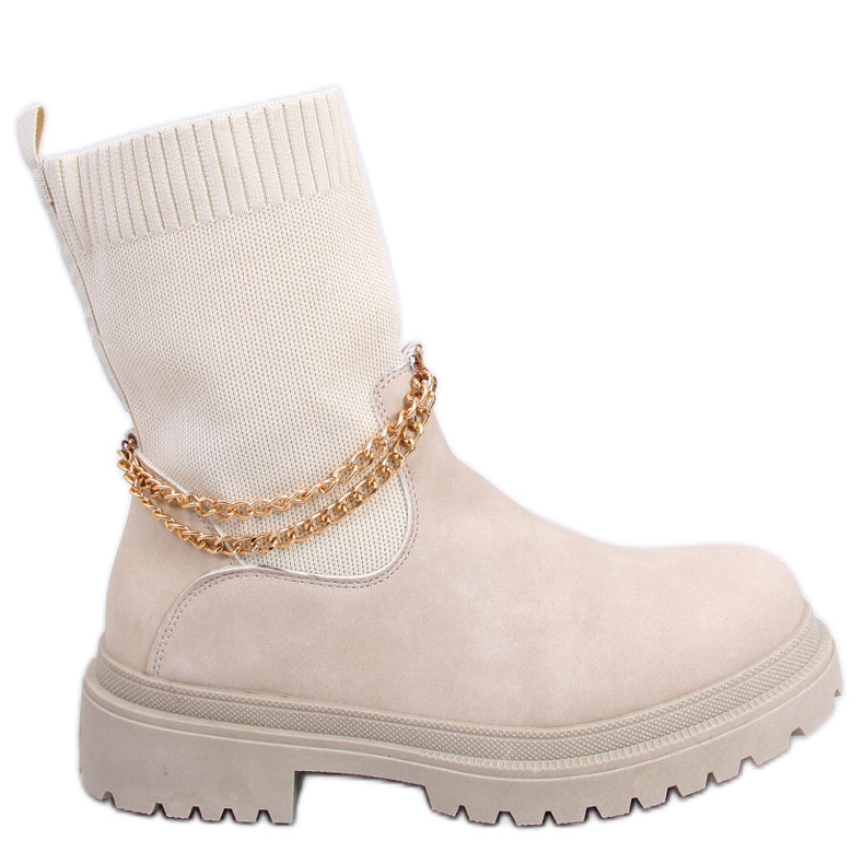 PA1 Botas con parte superior flexible Jesse Beige