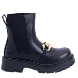 PA1 Botines Chelsea altos Mujer Moby Negro PA1 Botines Chelsea altos Mujer Moby Negro