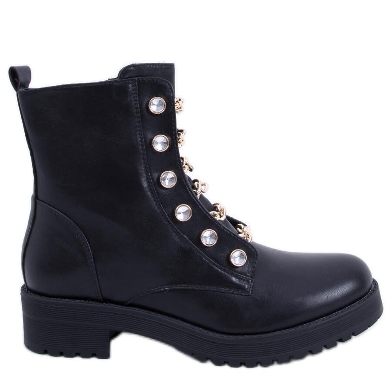 PA1 Botas Militar Prince Black Gold negro