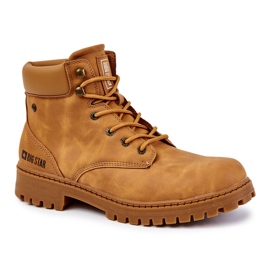 Hombres Trappers Memory Foam Big Star KK174207 Camel multicolor amarillo