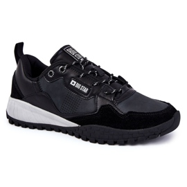 Zapatillas Deportivas Clásicas Para Hombre Memory Foam Big Star KK174270 Negro