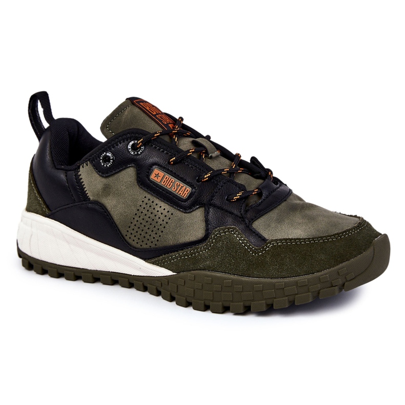 Zapatillas Deportivas Clásicas Para Hombre Memory Foam Big Star KK174272 Verde negro