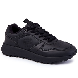 Zapatillas Deportivas Clásicas Para Hombre Memory Foam Big Star KK174232 Negro