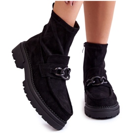 Botines Mujer Ante La.Fi 250042B-SU Negro Botines Mujer Ante La.Fi 250042B-SU Negro