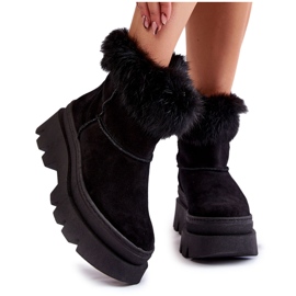 PL5 Botas de nieve de mujer en ante negro Ann PL5 Botas de nieve de mujer en ante negro Ann