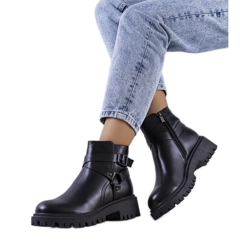 PA1 Botas de mujer Meraz negras negro