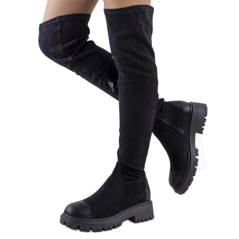 Botas Maisy de ante negro Botas Maisy de ante negro