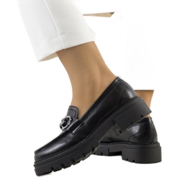 PA1 Zapatos negros con cordones de Joanne. PA1 Zapatos negros con cordones de Joanne.