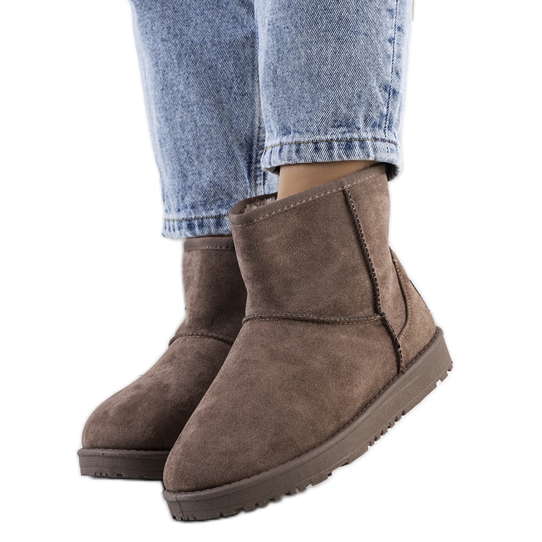 PA1 Botas de nieve marrones para mujer de Nanna marrón