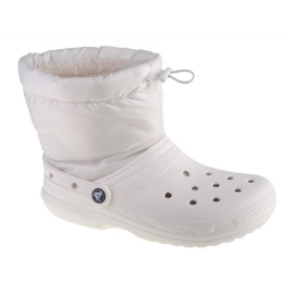 Bota Crocs Classic con forro Neo Puff 206630-143 blanco