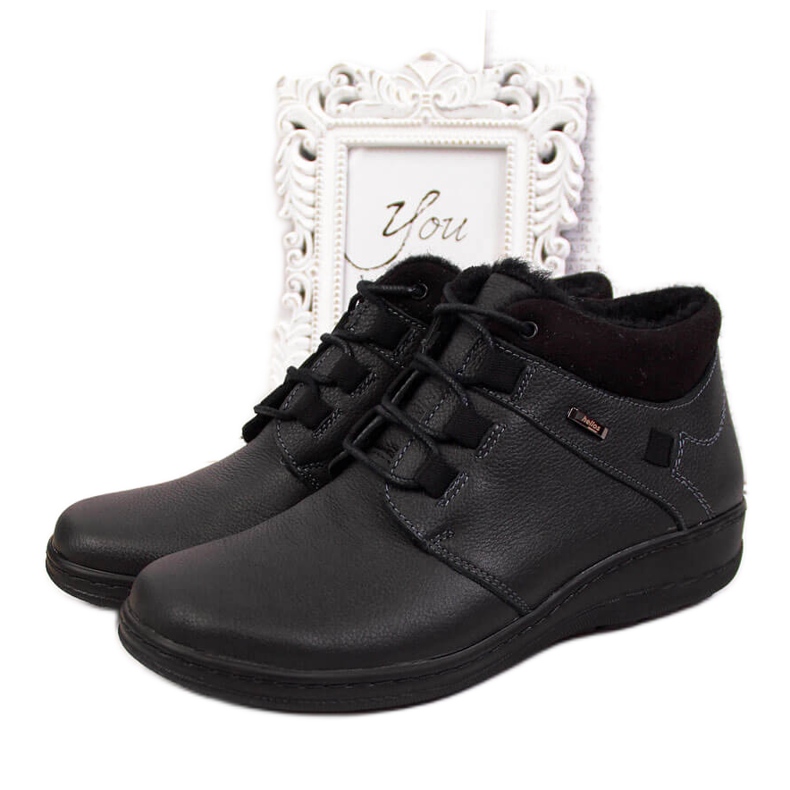 Botas insuladas mujer piel negra Helios 521 negro