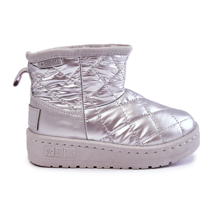 Botas de nieve cálidas para niños Big Star KK374241 Plata