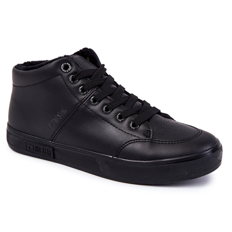 Zapatillas clásicas de cuero para hombre Big Star KK174348 Negro
