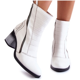 Botas Altas Mujer Piel Maciejka 05647-11 Blanco