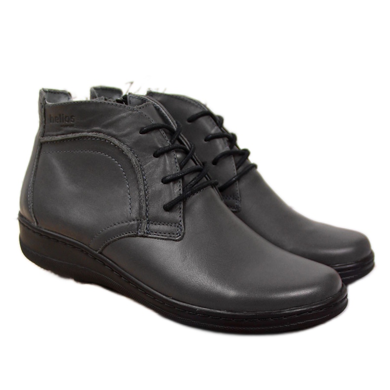 Bota piel gris insulada Helios 612-2