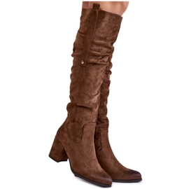 PL4 Botas Mosqueteras Ante La.Fi 270065KH-SU Marrón oscuro PL4 Botas Mosqueteras Ante La.Fi 270065KH-SU Marrón oscuro