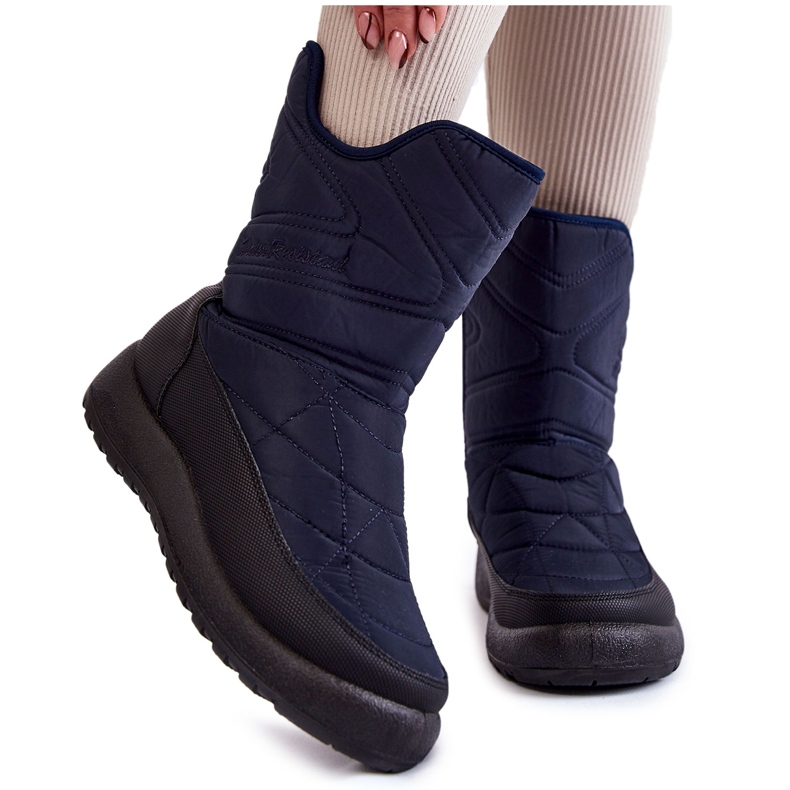 Botas de nieve Winessa High Warm azul marino