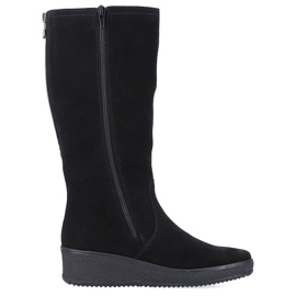 Botas nobuk con aislamiento de lana de oveja Rieker Y4470 negro