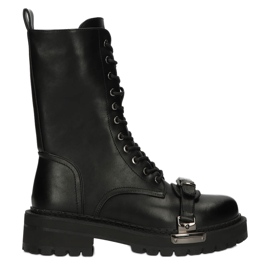 Filippo Botas negras para mujeres aislado para mujeres negro