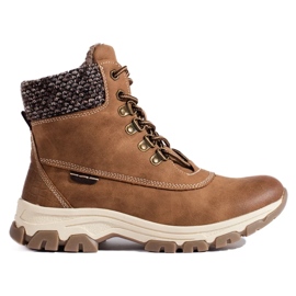 Botas de plataforma de mujer marrones marrón