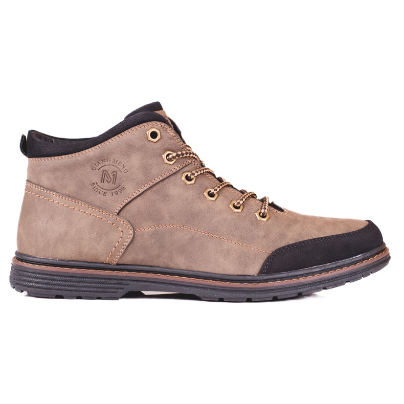 Botas altas de hombre Shelovet beige marrón